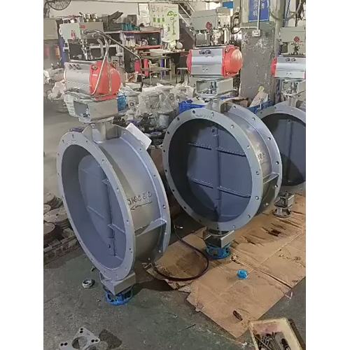 Supapă fluture pneumatică cu flanșă de înaltă performanță pentru aplicații industriale