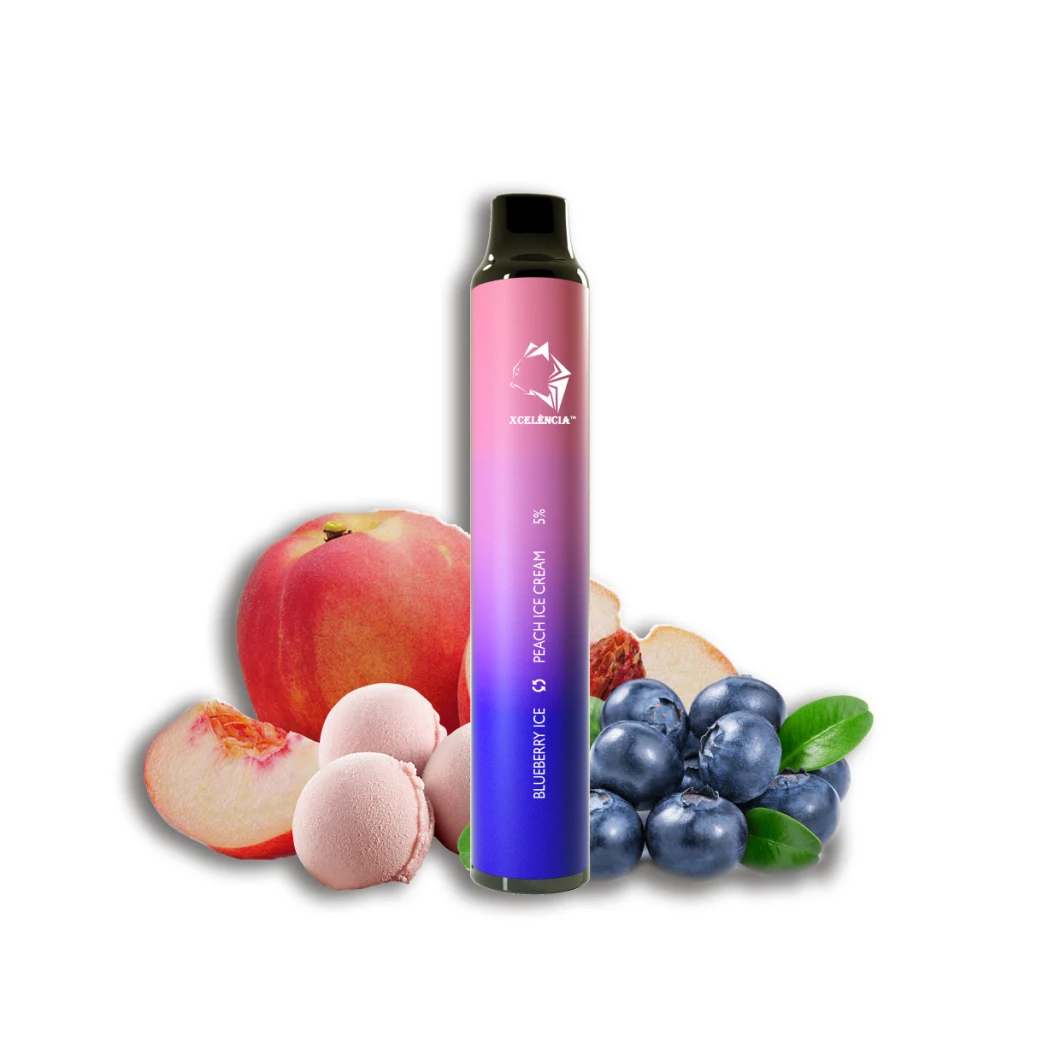 Vaporizador de pluma desechable Vape Dual X 2 en 1 Dual Flavors 1400puffs Vaporizador desechable de sabor Vape