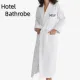 White Women Spa/Home Bathrobe Logo