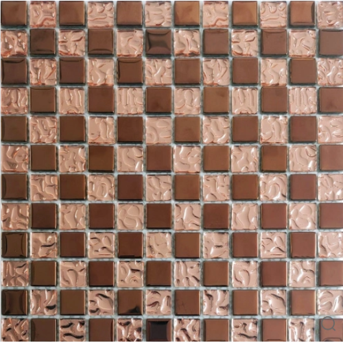Mosaico misto a specchio Mosaico Mosate Piece di parete posteriore conduce la nuova tendenza del design del materiale decorativo