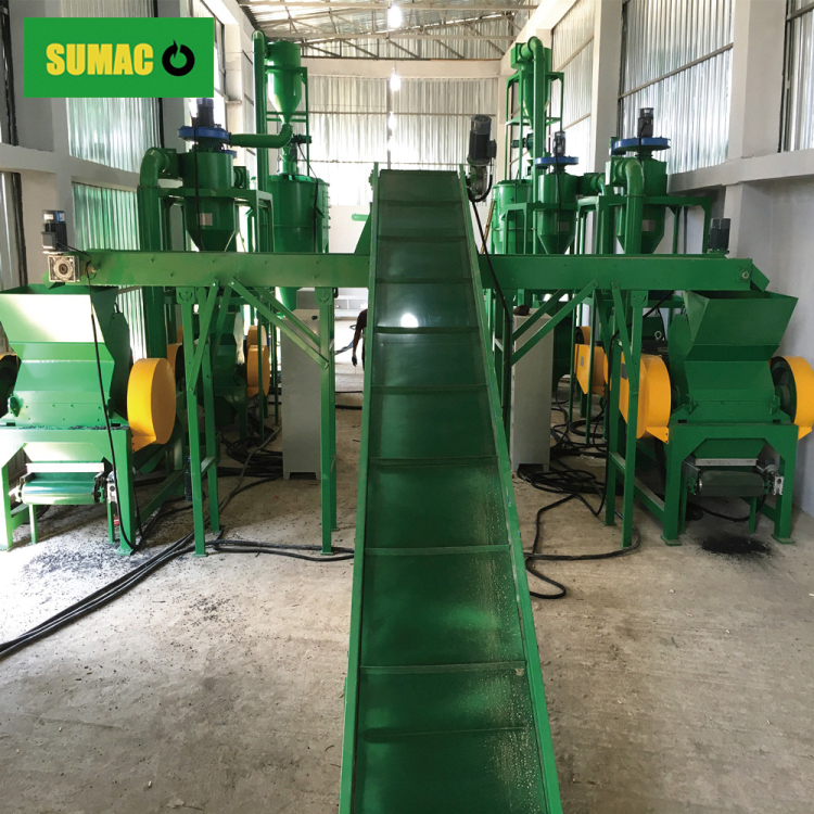 Automatic Tire Recycling Plant