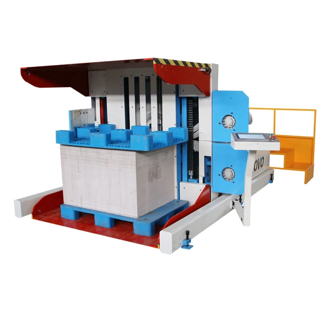 Automatic Pallet Paper Pile Turner Machine for Aligning Dedusting Loosing Turning