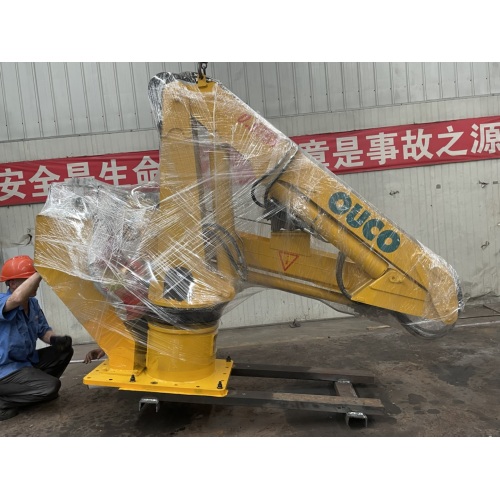 0.5T5M small knuckle boom crane will be sent to Taiwan soon!