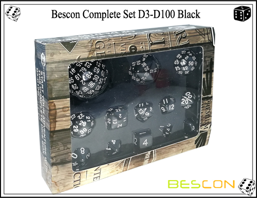 Bescon Komplettset D3-D100 Schwarz-1