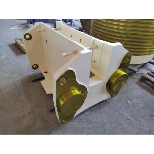 Frame for jaw crusher part