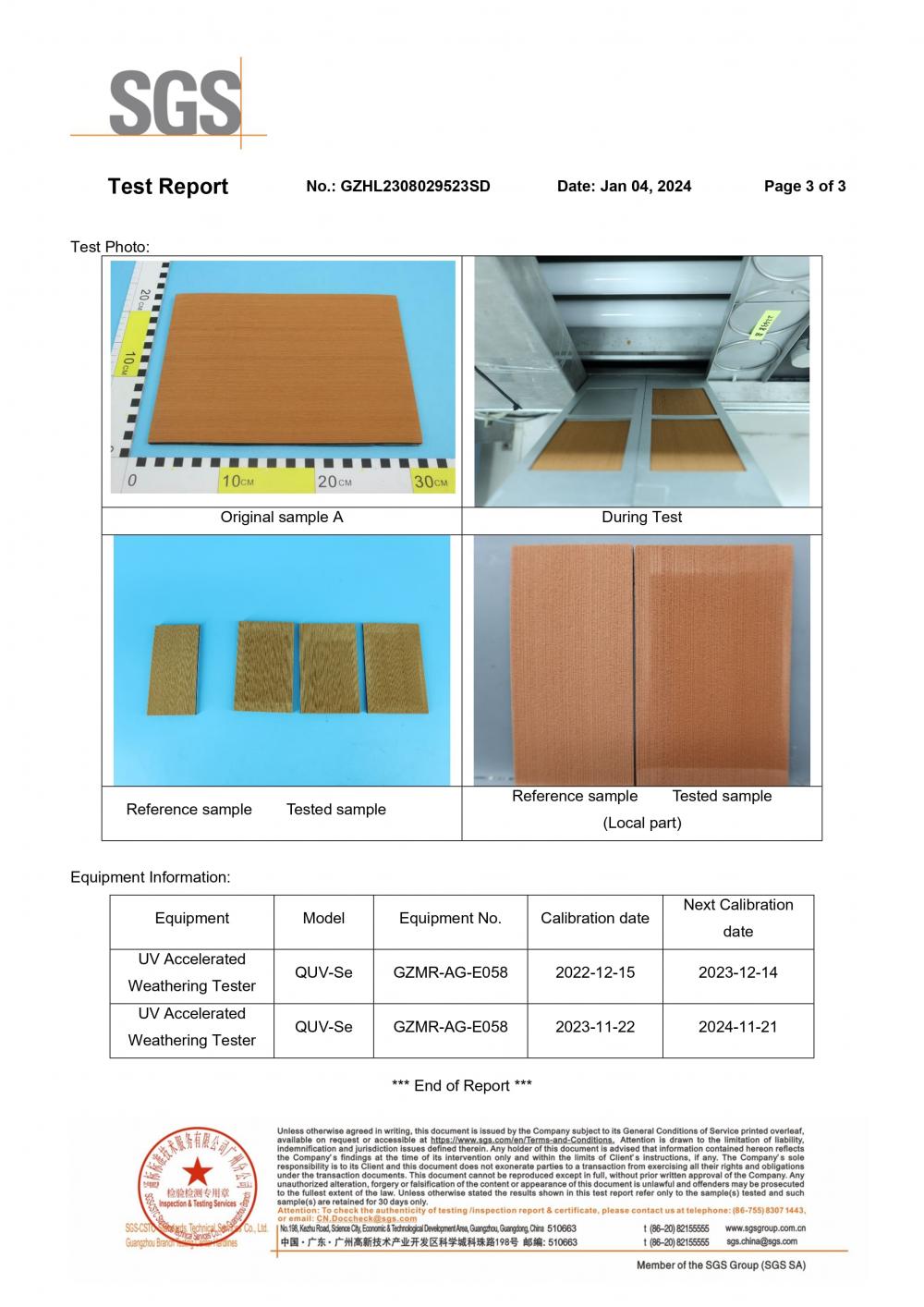 Anti-UV 3000 Hours