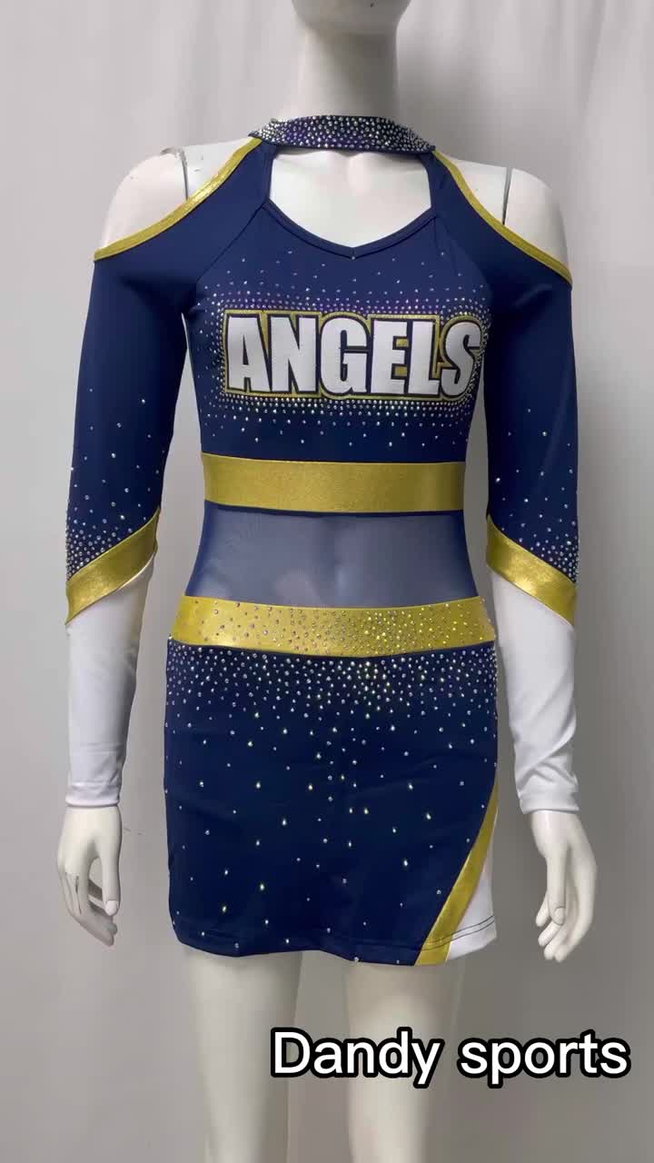 yellow cheer uniform