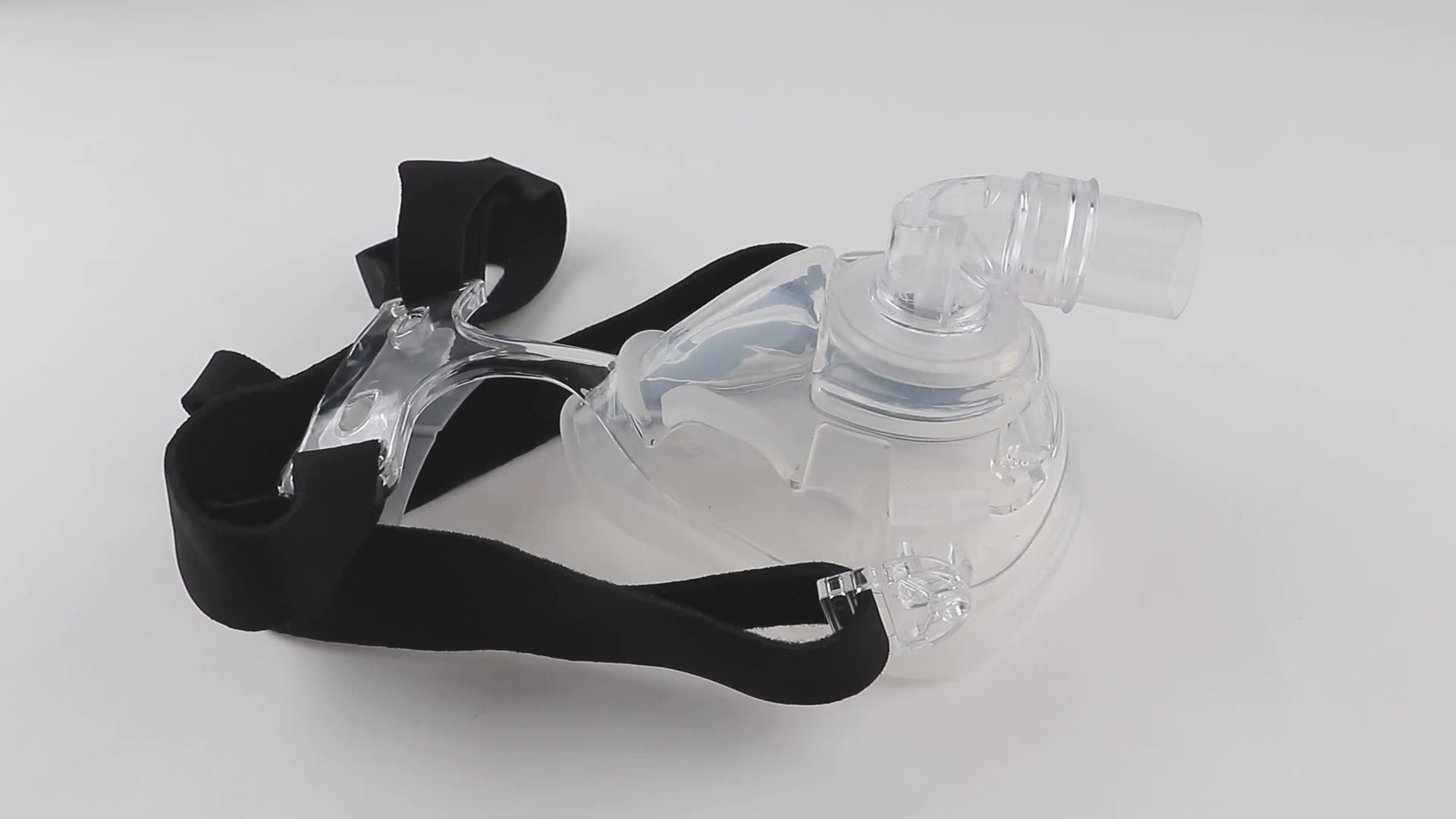 Gegroetde ziekenhuisklasse PVC Wegwerp vernieuwingsmasker Zuurstofmasker met zuurstofmaskerstrap1