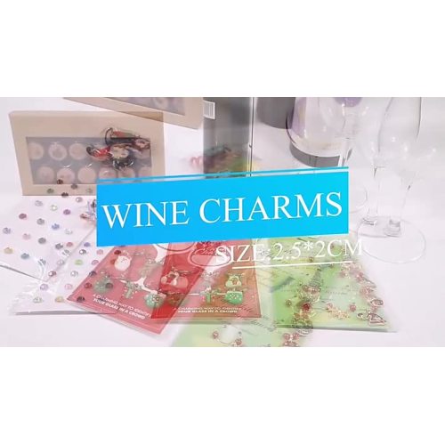 12 Pack Happy Face Wine Charms With Suction Cup - Beli Wine Charm Suction, Wine Charms Tags With Suction Cup, Produk Pesona Anggur di Alibaba.com