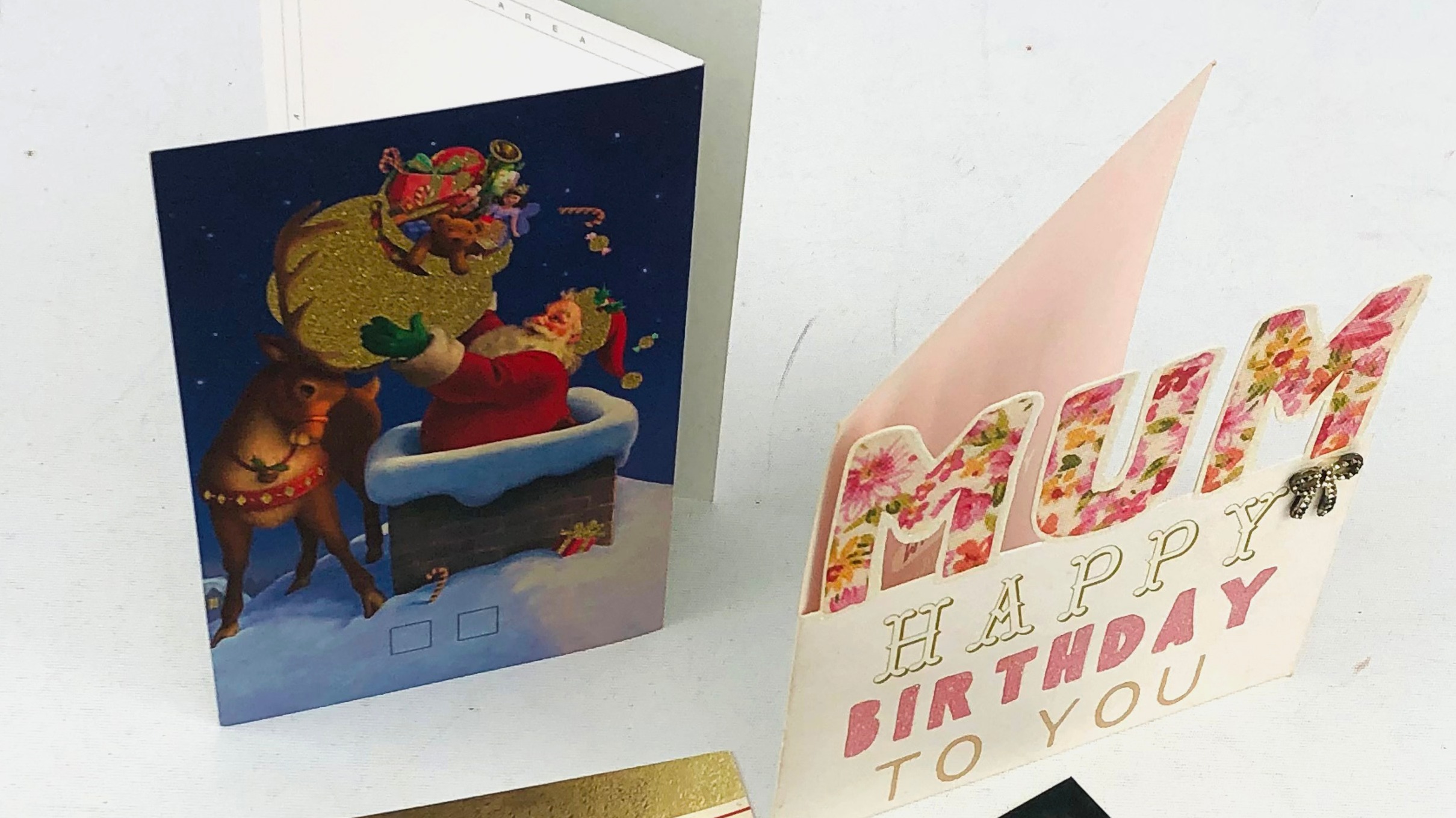 Postal de alta calidad personalizada Impresión de tarjeta de Navidad de agradecimiento1