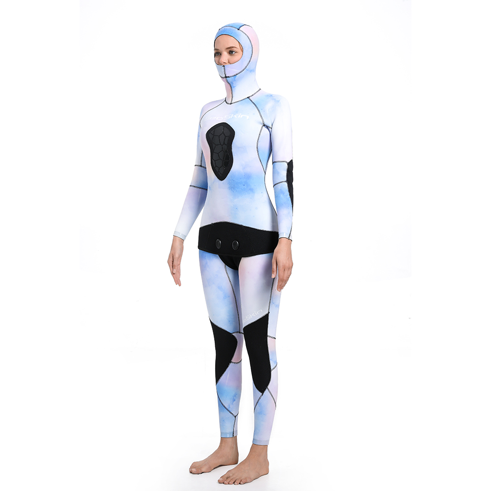 Dw015 Traje de neopreno Seaskin Women Two Pieces 27 Dw015 Seaskin Women Two Pieces Wetsuit 27