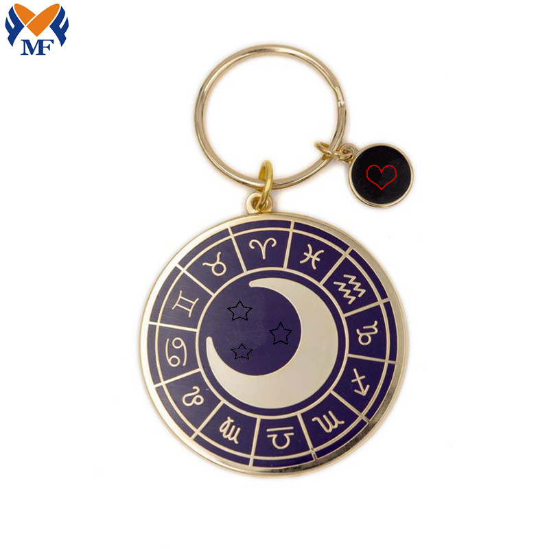 Wheel Enamel Keychain