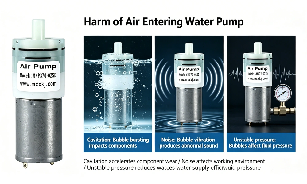 Potential Damages from Air Intake Inside Pump Body