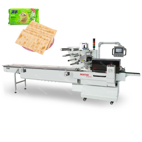 Biscuit sandwiching packaging line