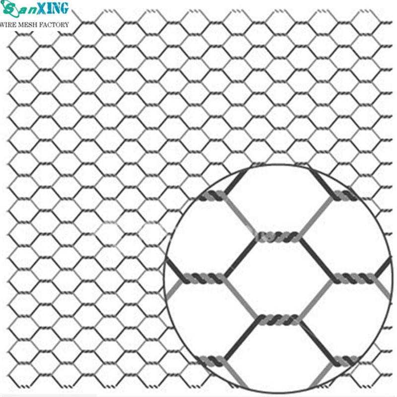 Malha de arame hexagonal