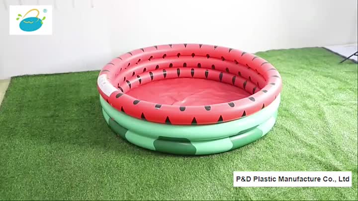 Pastèque gonflable piscines enfants padd