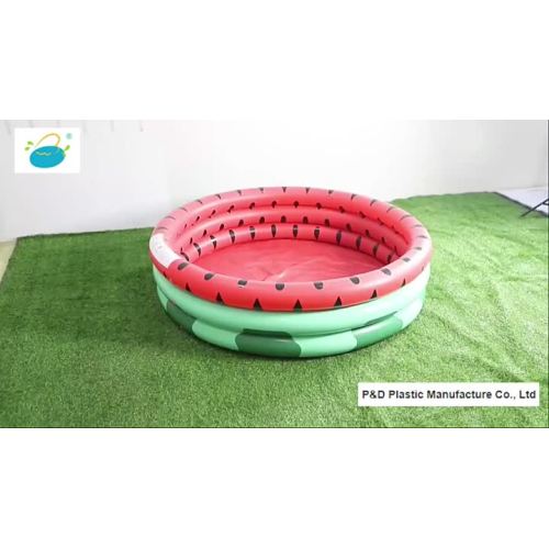 Vattenmelon uppblåsbara simbassänger barn padd