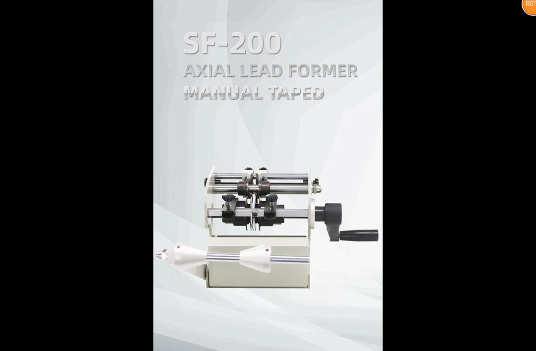 SF-200 Axial Lead Former Manual Taped