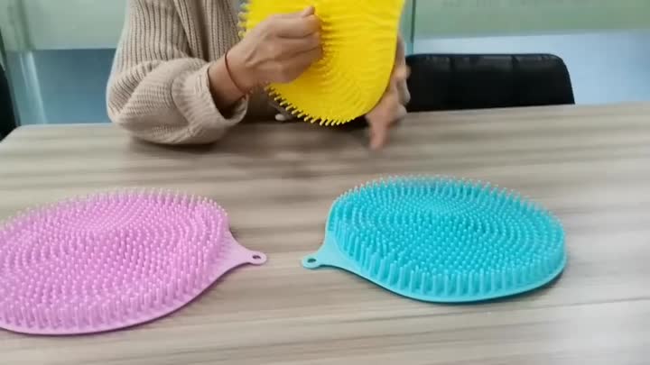 Wholesale Silicone Foot Body Bath Scrubber Brush Massager Cleaner For Shower Floor With Suction Cup - Buy Silicone Bath Scrubber,Body Scrubber,Foot Scrubber Product on Alibaba.com