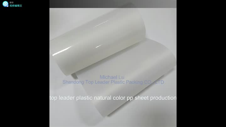 natural color pp blister sheet