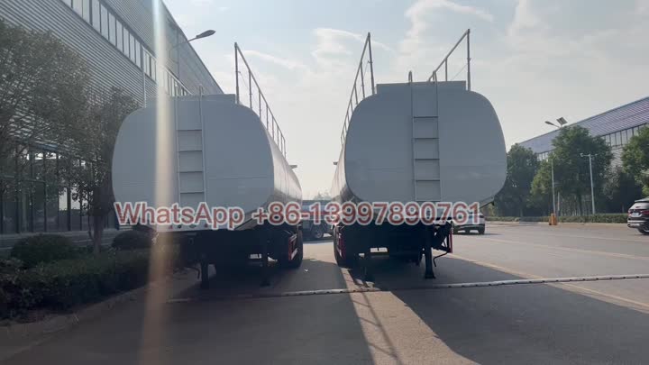 petrol delivery semi trailer