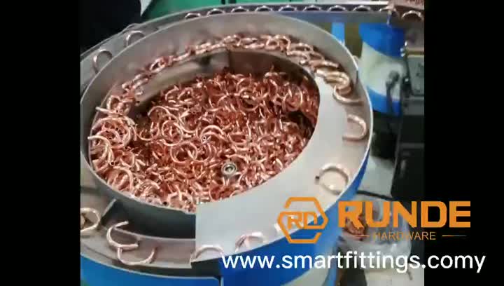 automatic feed of copper u bends