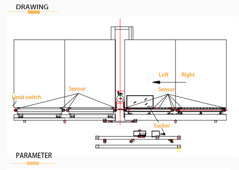 Vertical insulating glass sealant silicone sealing robot equipment