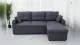 Tempat tidur sofa kain modern