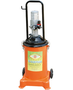 High Pressure Air Operated Grease Dispenser Pneumatic Lubricator Bucket Pump - 12L Compressor Oiler