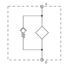 رمز مرشح RF RF filter symbol