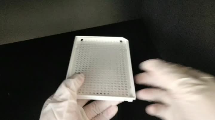 40UL 384 poço PCR Plate Full White+Clear