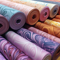 Tissu de mousseline de mousseline en polyester personnalisé en gros pour imprimerie florale robe en mousseline1