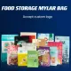 โลโก้ที่กำหนดเอง Mylar Ziplock Bag สำหรับบรรจุภัณฑ์