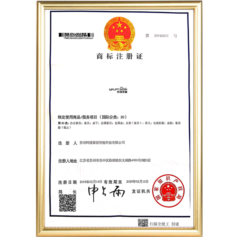 Trademark Registration Certificate