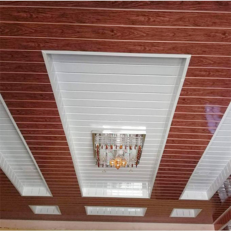 PVC PVC PVC Gypsum 2x4 Panneau de plafond Techo de PVC CIELO TILES