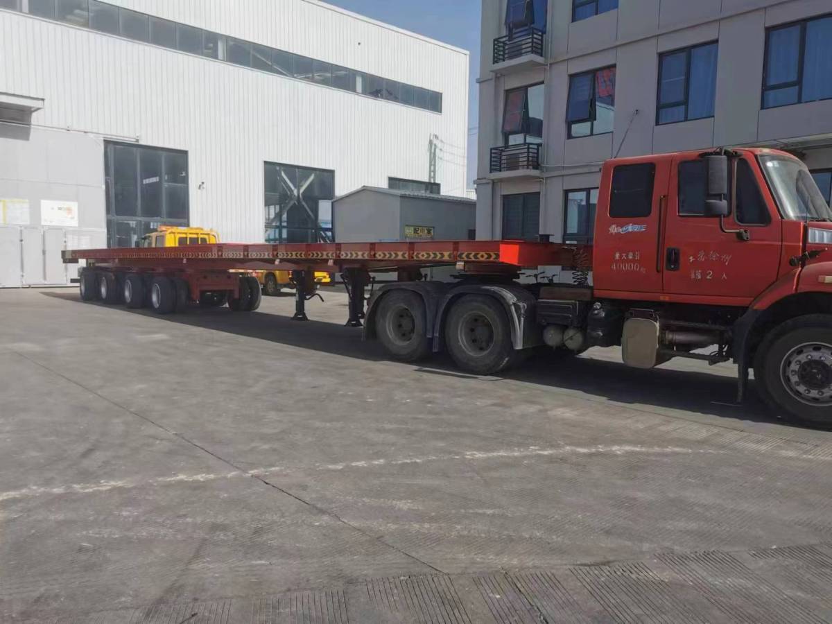 HZ900900TYLP type special 4-axle 75-ton girder trailer