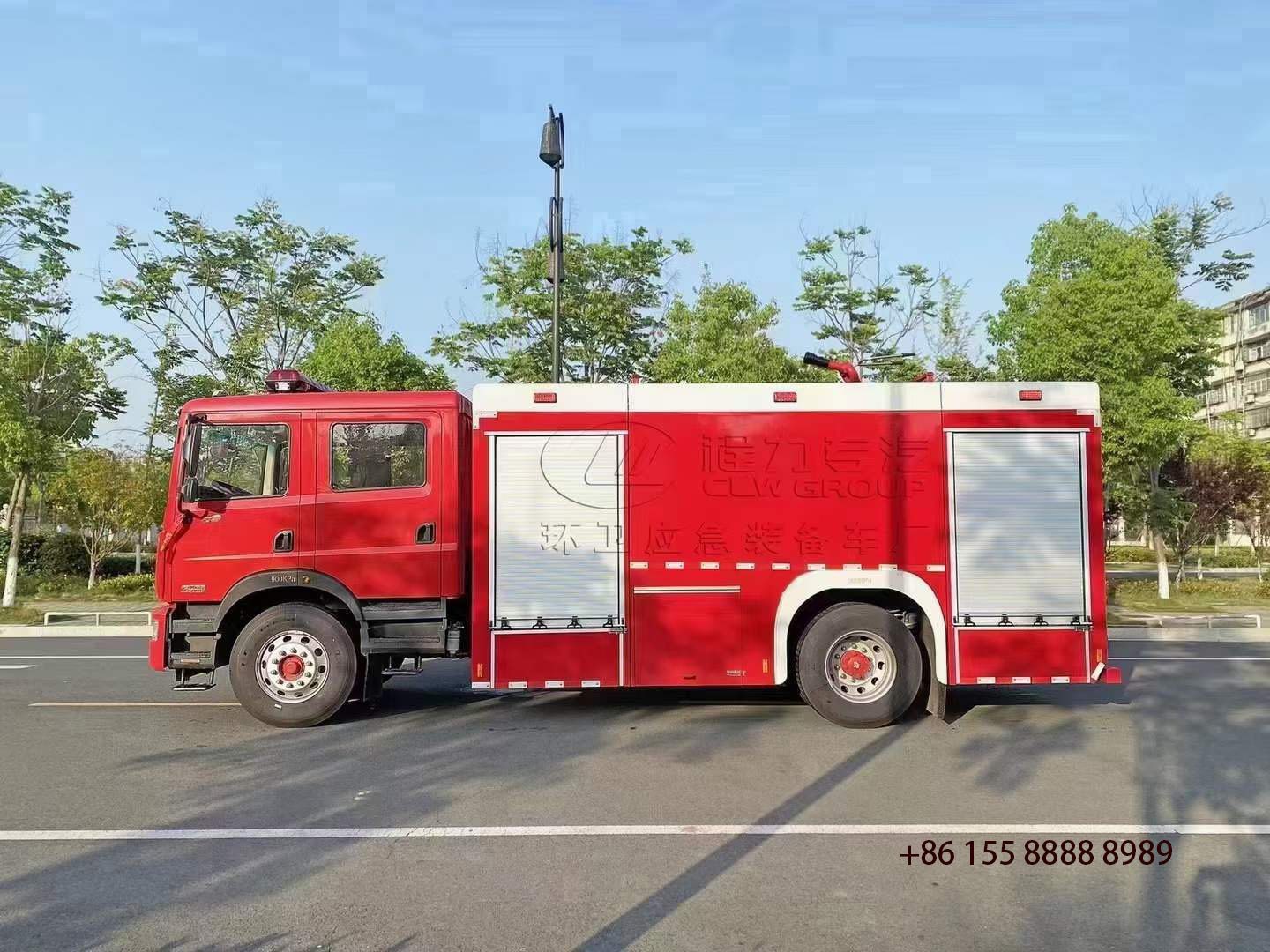 camion de pompiers + 86 155 8888 8989