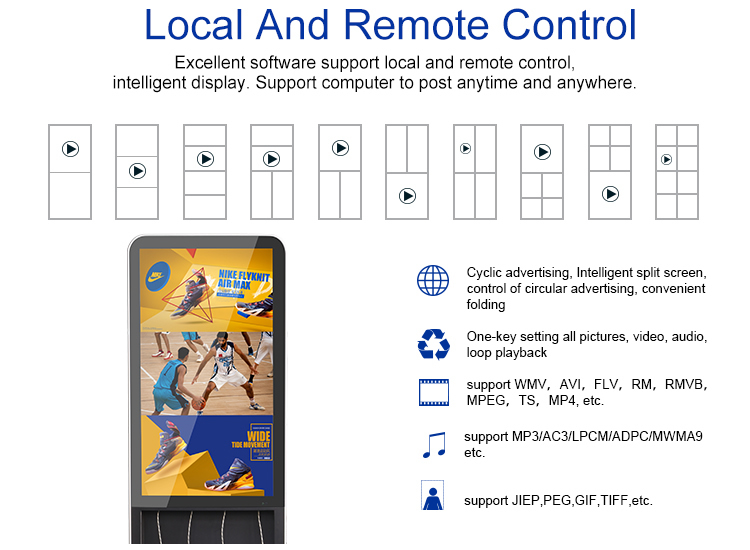 LCD Signage and Mobile Phone Charging Holder