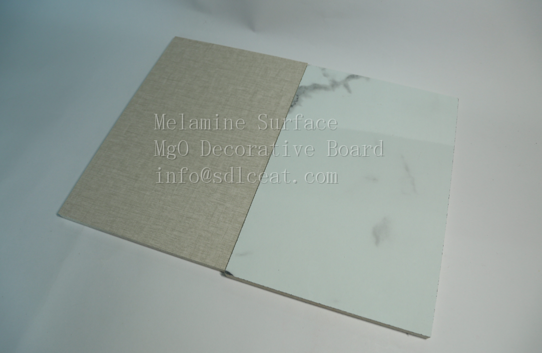 GradeA non-combustible melamine mgo decorative panels