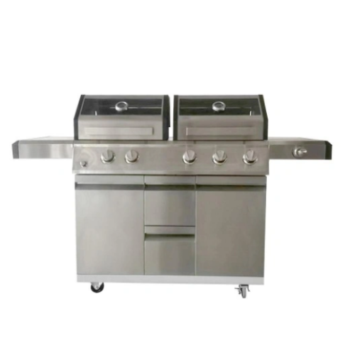 Enhance Your Outdoor Cooking Experience with the Deluxe 5 Burners Gas Grill with Side Burner