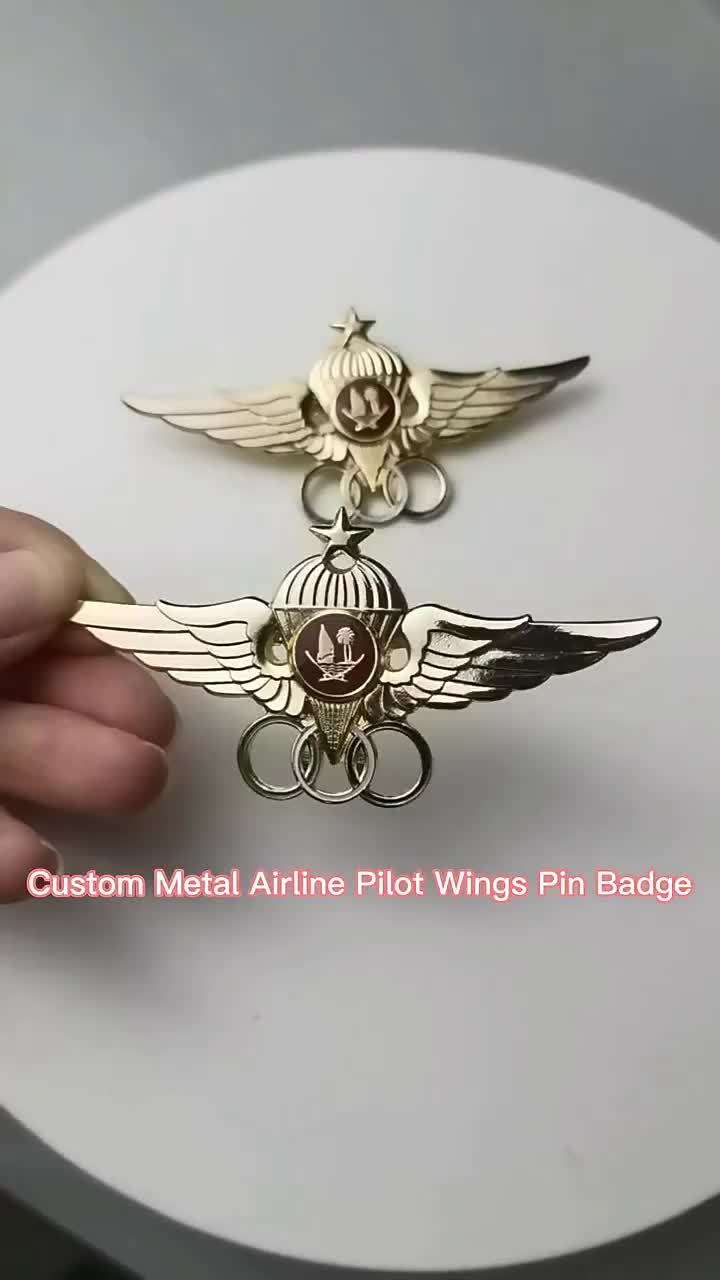 Metal enamel pin