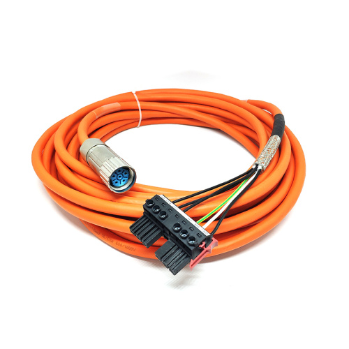 Servo Power Cable with Connectors