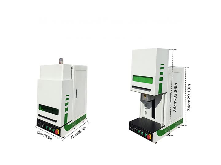 Корпус 20Вт волоконный лазерный маркер для металлопластика
