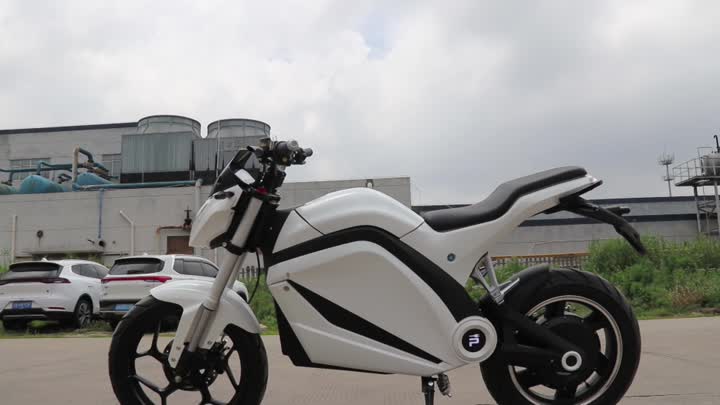 V3 electric motorcycle riding