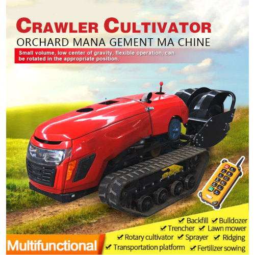 Kleine Crawler Fernbedienungs -Traktor -Pastoralmanagementmaschine