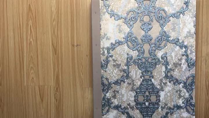 106cm Damasco PVC Vinil Wallpaer