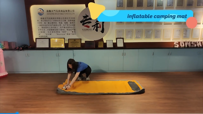 Colchón de aire de almohadilla para dormir inflable