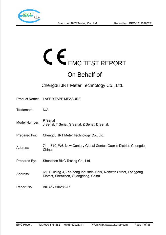 EMC TEST REPORT