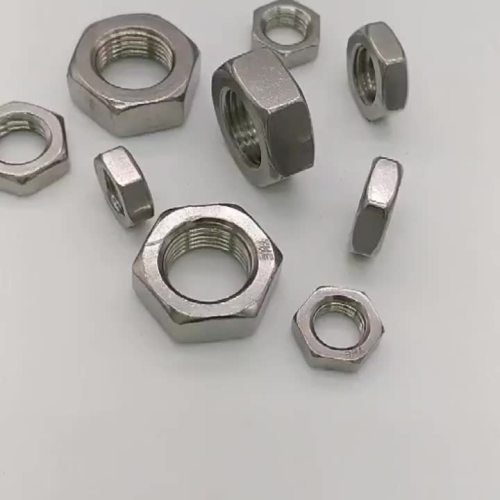 Λεπτό νήμα βήματος Hexagon Thin Nuts