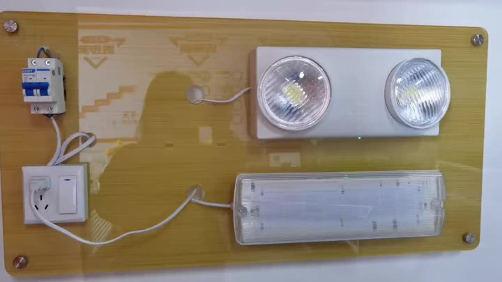 LED -Notlicht mit Zwillingen Kopf